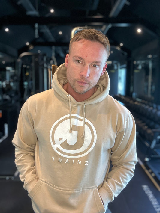 Oatmeal Hoodie “Large Logo”