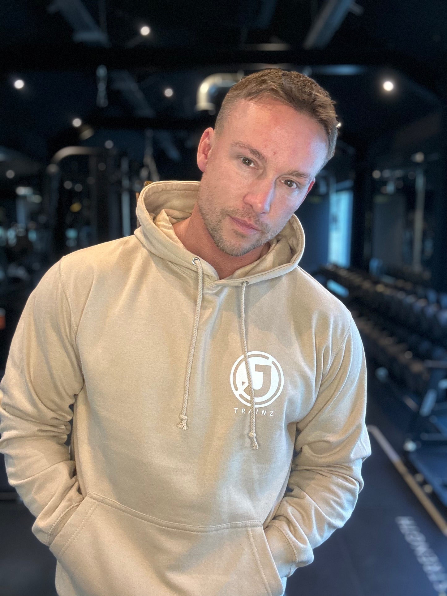 Oatmeal Hoodie “Small Logo”